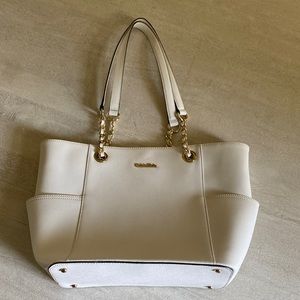Calvin Klein white purse